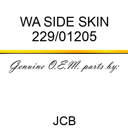 WA SIDE SKIN 229/01205