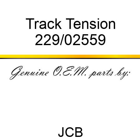 Track Tension 229/02559