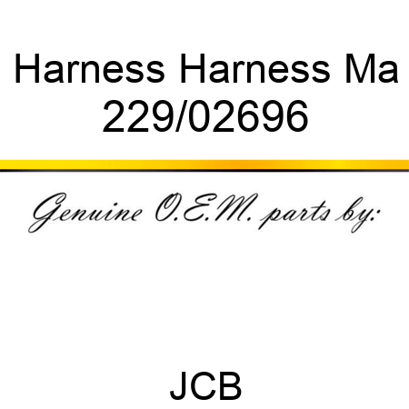 Harness Harness Ma 229/02696