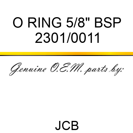 O RING 5/8