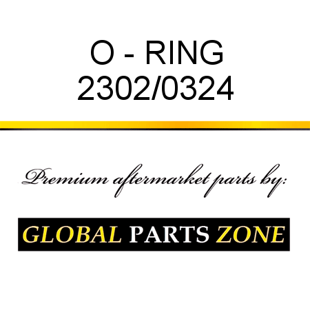 O - RING 2302/0324