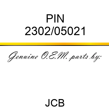 PIN 2302/05021
