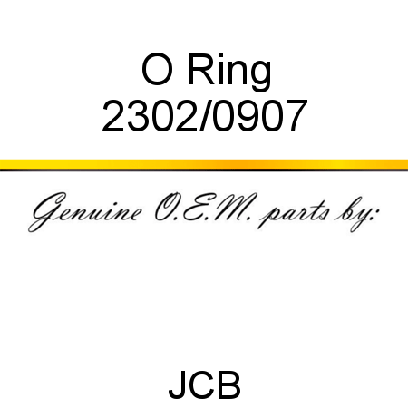 O Ring 2302/0907