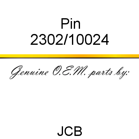 Pin 2302/10024