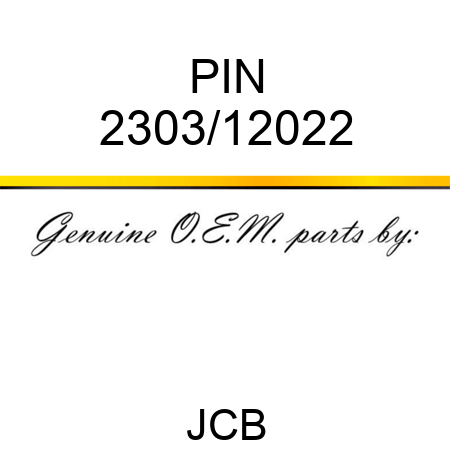 PIN 2303/12022