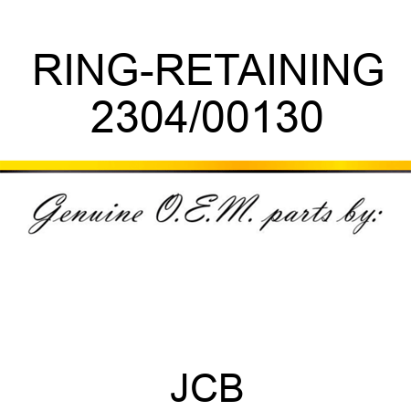 RING-RETAINING 2304/00130