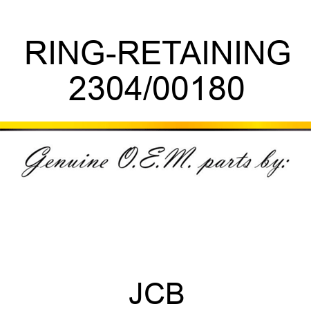 RING-RETAINING 2304/00180