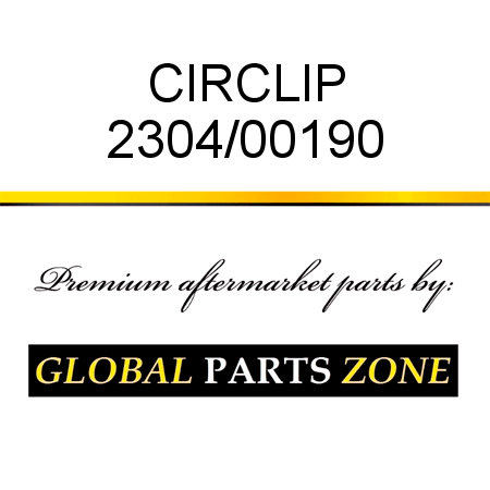 CIRCLIP 2304/00190