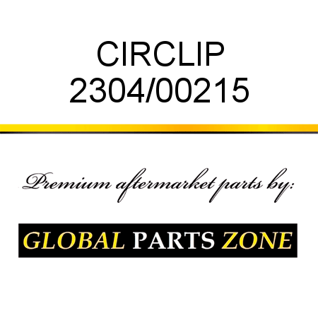 CIRCLIP 2304/00215