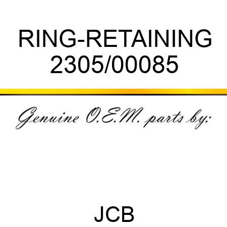 RING-RETAINING 2305/00085