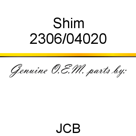 Shim 2306/04020