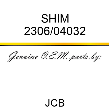 SHIM 2306/04032