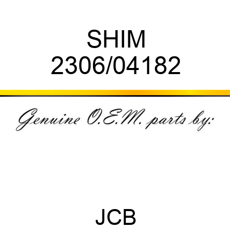 SHIM 2306/04182