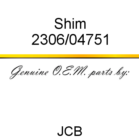 Shim 2306/04751
