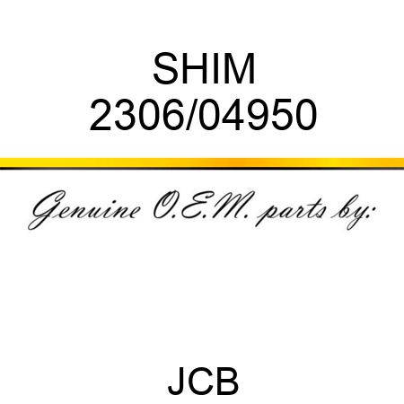 SHIM 2306/04950