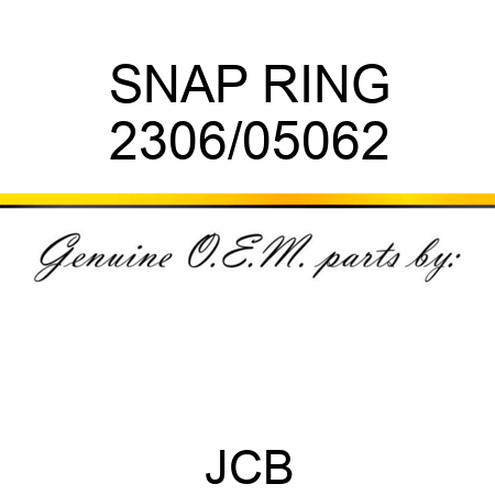 SNAP RING 2306/05062