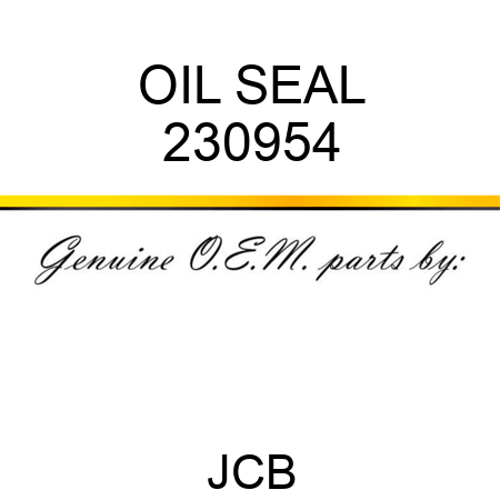 OIL SEAL 230954