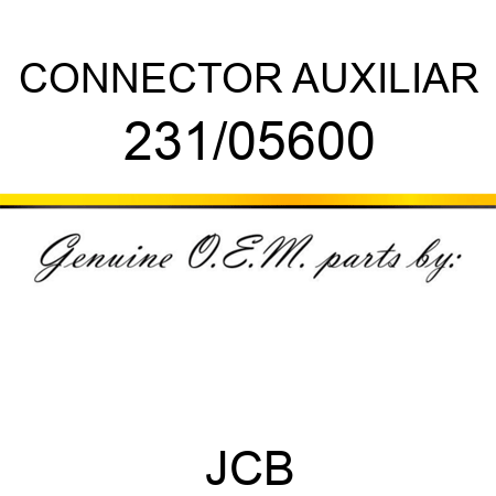 CONNECTOR AUXILIAR 231/05600