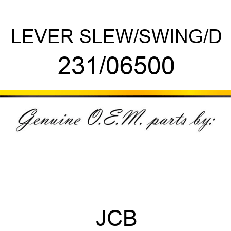 LEVER SLEW/SWING/D 231/06500