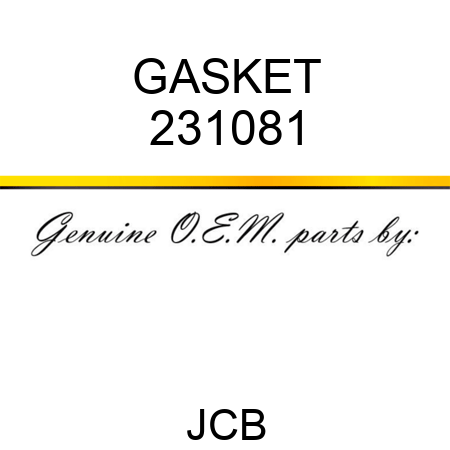 GASKET 231081
