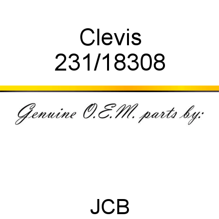 Clevis 231/18308