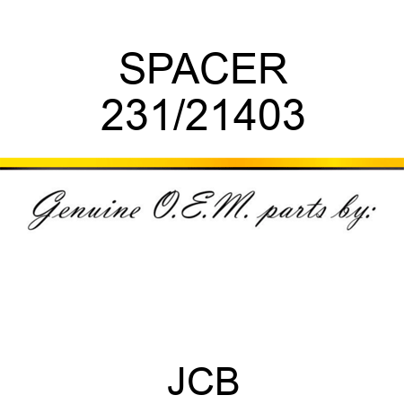 SPACER 231/21403