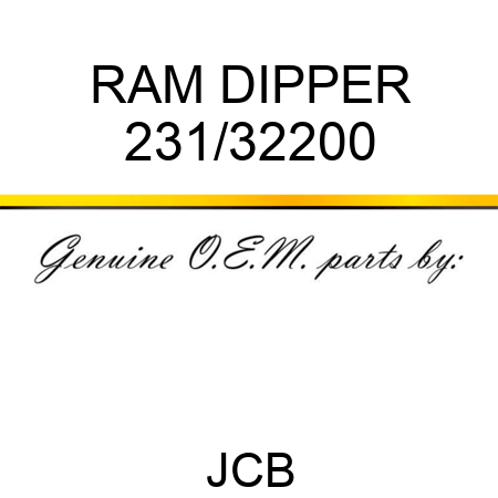 RAM DIPPER 231/32200