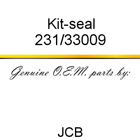 Kit-seal 231/33009