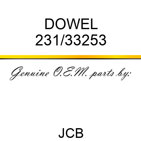 DOWEL 231/33253