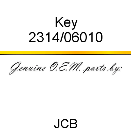 Key 2314/06010