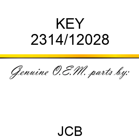 KEY 2314/12028