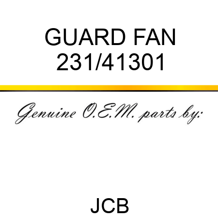 GUARD FAN 231/41301