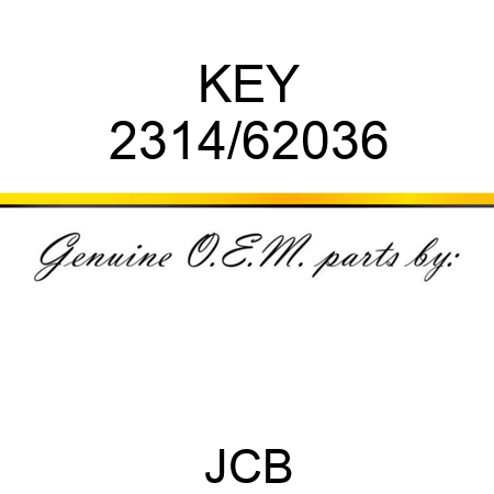 KEY 2314/62036