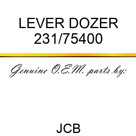 LEVER DOZER 231/75400