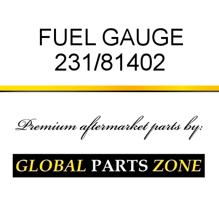 FUEL GAUGE 231/81402