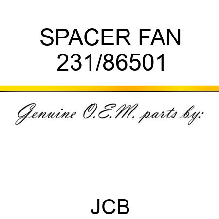 SPACER FAN 231/86501
