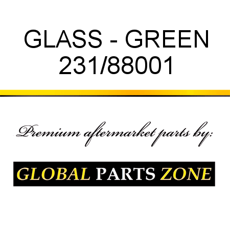 GLASS - GREEN 231/88001