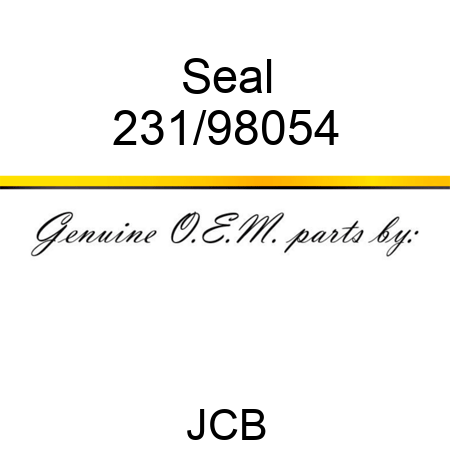 Seal 231/98054