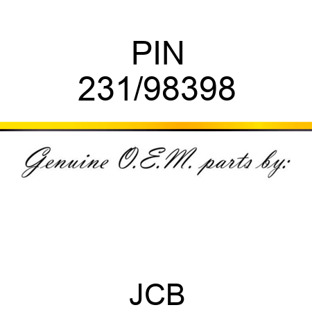 PIN 231/98398