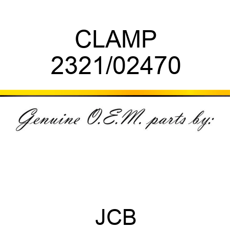 CLAMP 2321/02470
