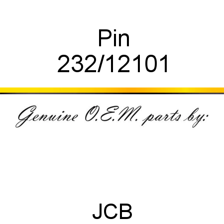 Pin 232/12101