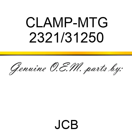 CLAMP-MTG 2321/31250
