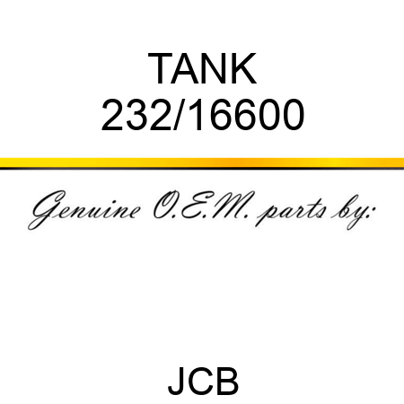 TANK 232/16600