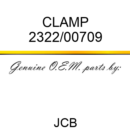 CLAMP 2322/00709