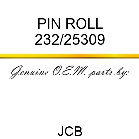 PIN ROLL 232/25309