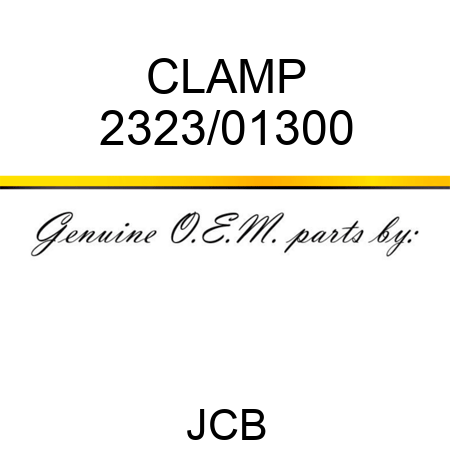 CLAMP 2323/01300