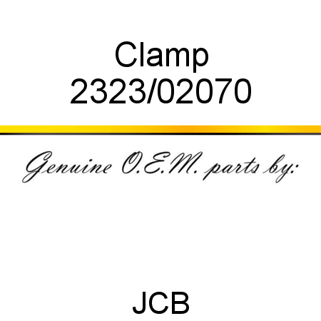 Clamp 2323/02070