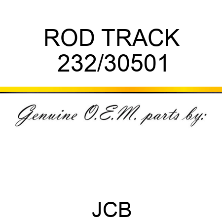 ROD TRACK 232/30501