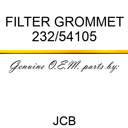 FILTER GROMMET 232/54105