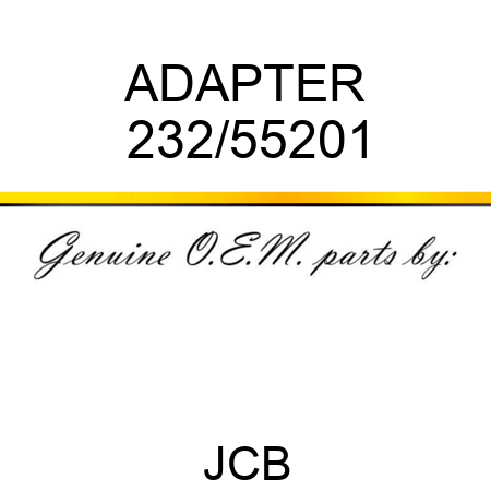 ADAPTER 232/55201